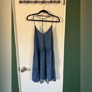 Chambray mini dress